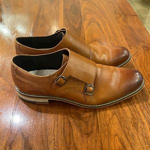 Mens Double Buckle Dress Shoes
